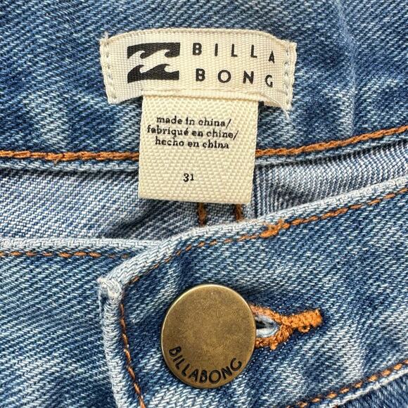 🌴 Billabong Jean Shorts Distressed Denim Cutoffs, Size 31 - Picture 3 of 7